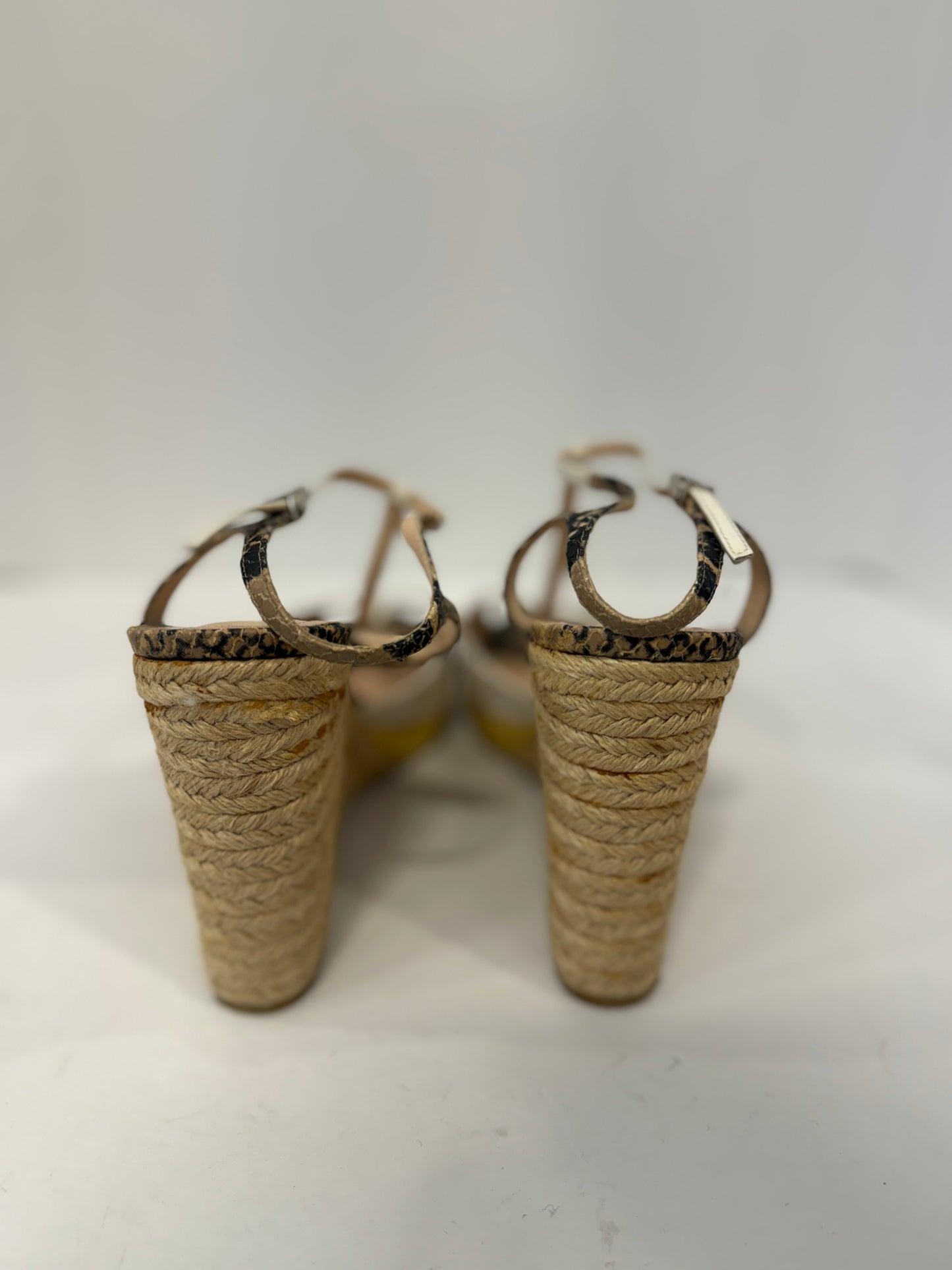 FENDI Leather Espadrilles / US9-EU40