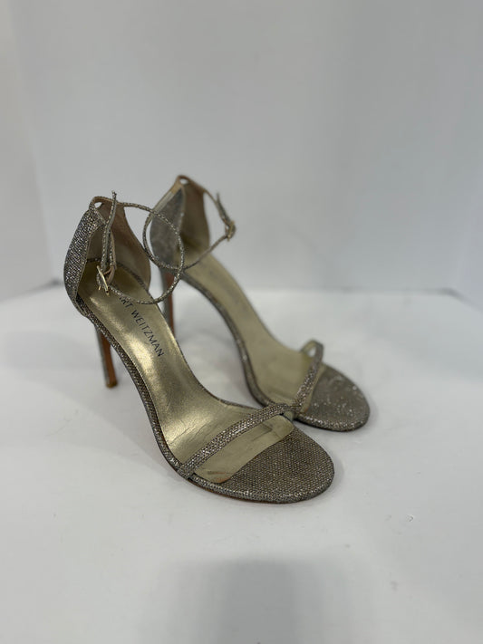 STUART WEITZMAN Ankle Strap High Heel Sandals / US9.5-EU40.5
