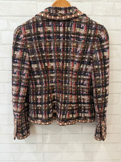 CHANEL Tweed Jacket 05 W 4 Pockets/S-EU36