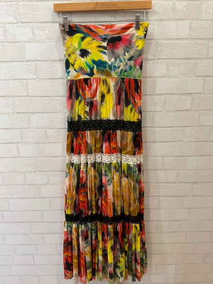 FUZZI NWT Jersey Floral Print Maxi Skirt/XS
