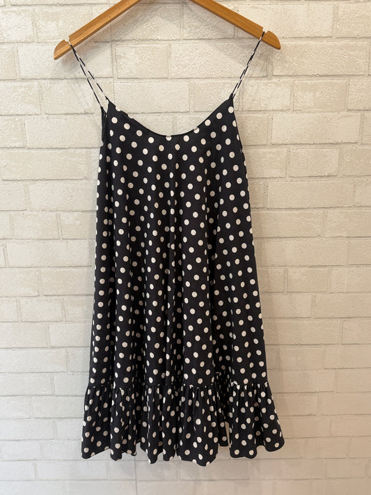 CAROLINE CONSTAS Cotton Sleeveless Flowy Mini Dress/L