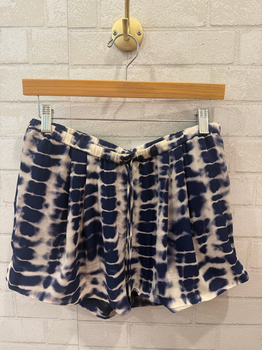 HAUTE HIPPIE Silk Printed Shorts / S