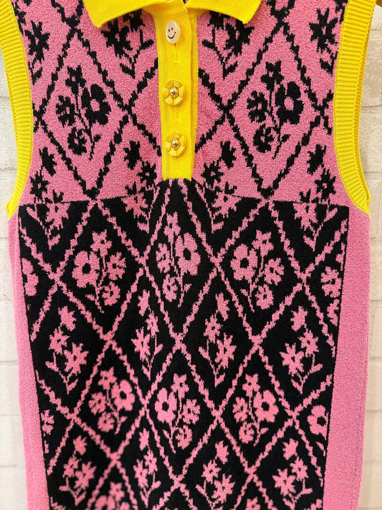 CORMIO Cotton Sleeveless Marcella Print Mini Dress/XS