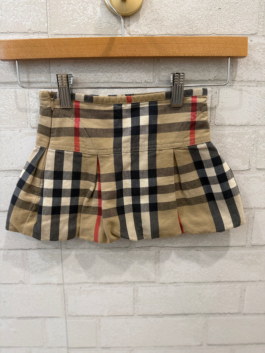 BURBERRY  Cotton Skirt/2Y