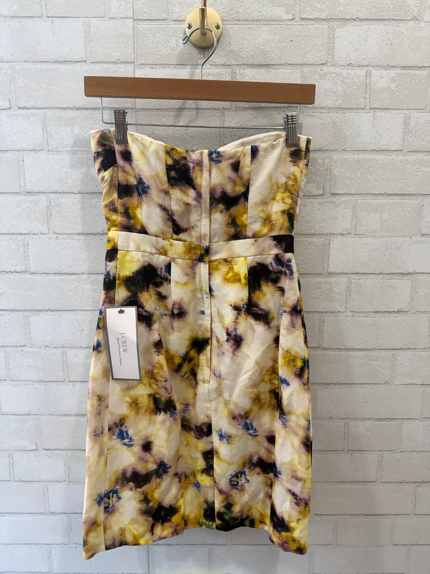 JCREW NWT Strapless Abstract Print Mini Dress/XS-US0