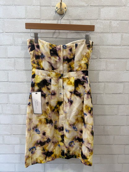 JCREW NWT Strapless Abstract Print Mini Dress/XS-US0
