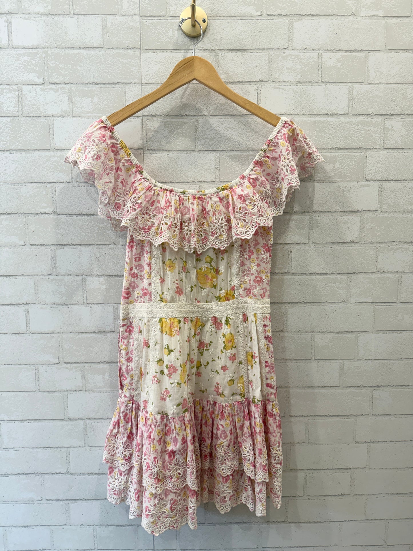 LOVESHACK FANCY Floral Print Mini Dress/S-US4