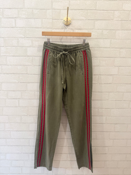 DA-NANG Silk Pants Side Stripes/XS