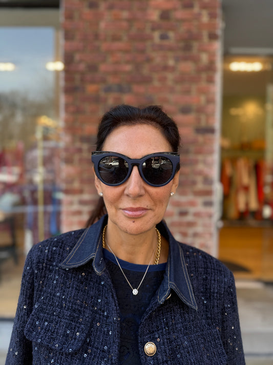 SELF-PORTRAIT X LE SPECS LUXE Cat Eye Sunglasses