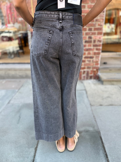 RAG & BONE Ruth Super High Rise Ankle Wide Leg Jeans Size S / 28
