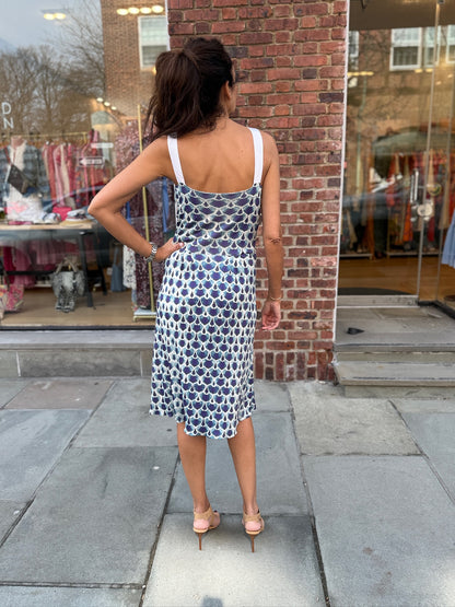 ALBERTA FERRETTI NWT Print Sleeveless Summer Dress/ L
