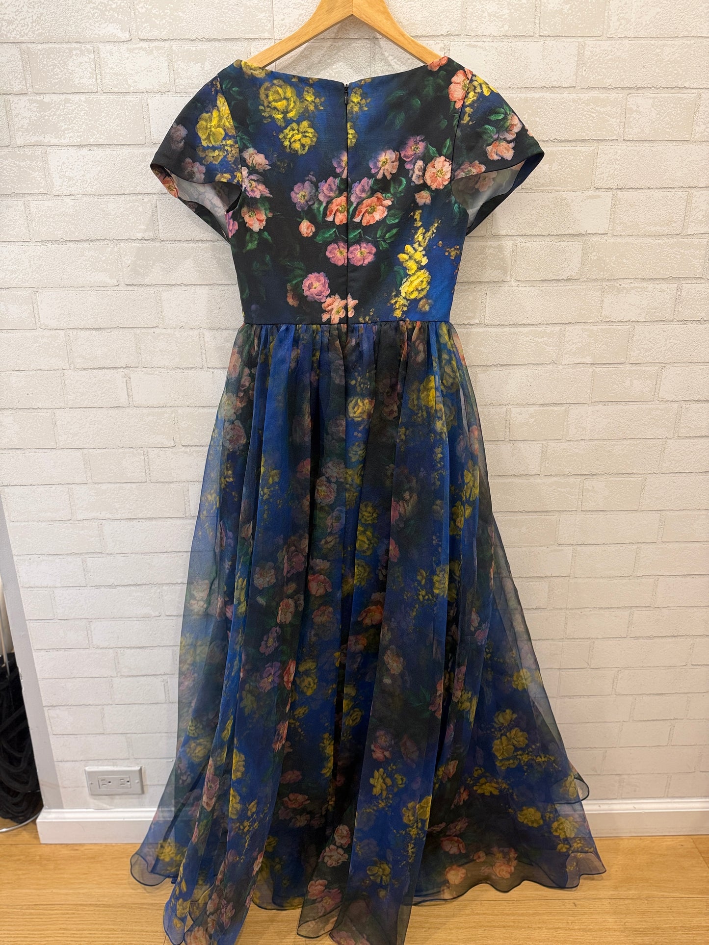 THEIA NWT Nadia Wrap VNeck Gown Dress/ XS-US2