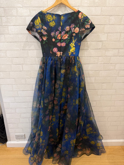 THEIA NWT Nadia Wrap VNeck Gown Dress/ XS-US2
