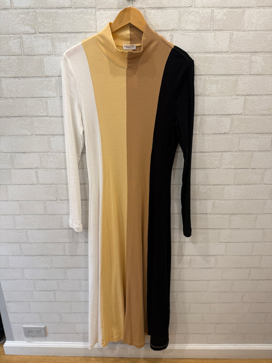 ROSETTA GETTY NWT  Cotton LS  Turtleneck Maxi Dress/XL