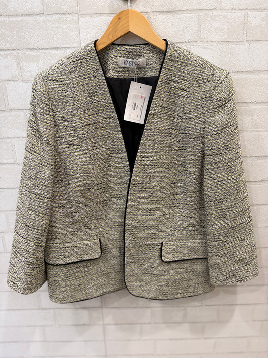KASPER Tweed Open Jacket with Pockets/ US16-XXL6