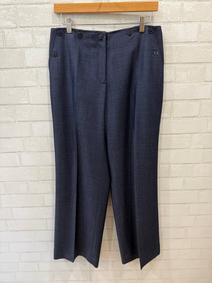 OSCAR DE LA RENTA Wool  High Rise Straight Pants/ M-US10