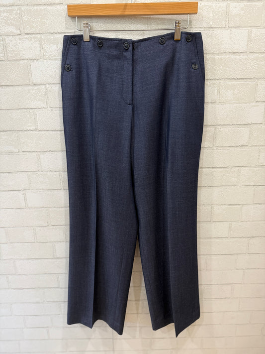 OSCAR DE LA RENTA Wool  High Rise Straight Pants/ M-US10