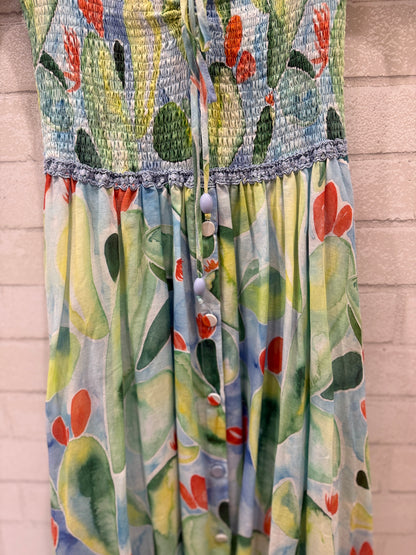 CHARO RUIZ SS Cactus Print Maxi Dress / S