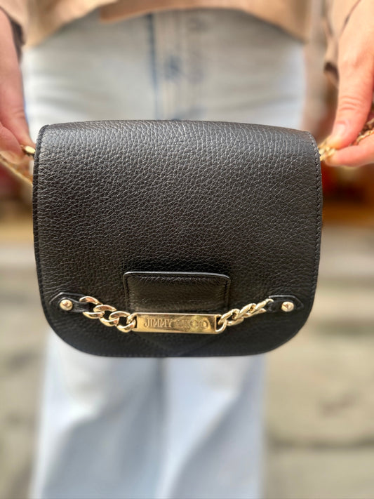 JIMMY CHOO Shadow Crossbody Chain Strap Bag