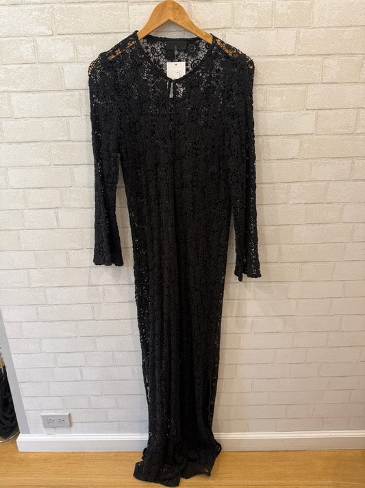 NILI LOTAN Cotton Lace LS  Kaftan Dress/L