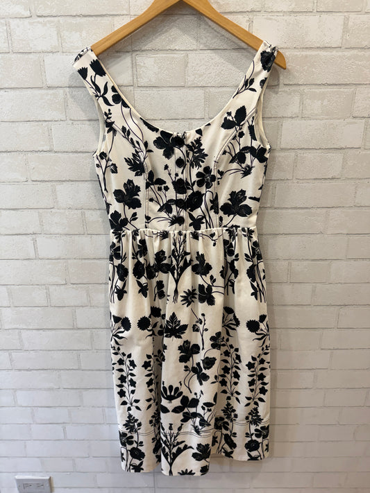 OSCAR DE LA RENTA COTTON Sleeveless Printed Dress/ S-US4