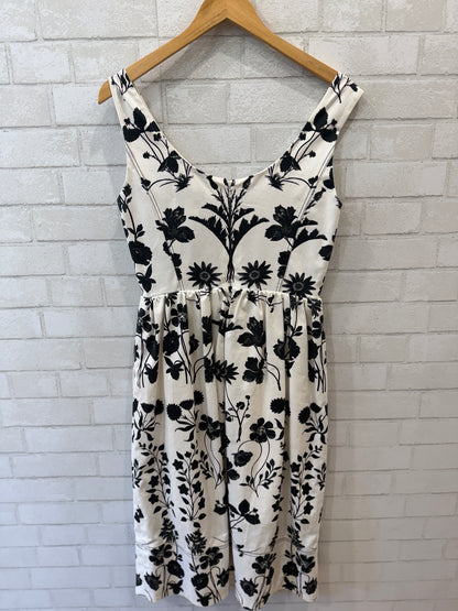 OSCAR DE LA RENTA COTTON Sleeveless Printed Dress/ S-US4