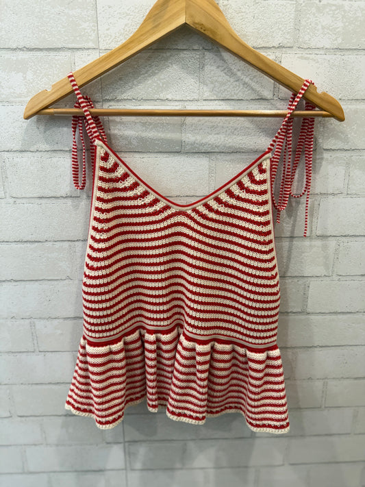 ELEVEN SIX NWT Cotton Knitted Stripes Print Cami Top/M