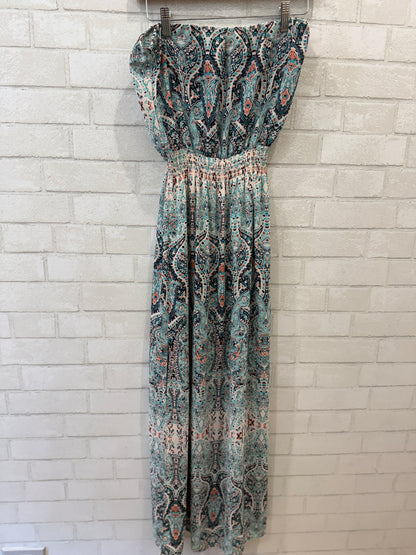 LAB DESIGN Smocked Strapless Maxi Dress / M