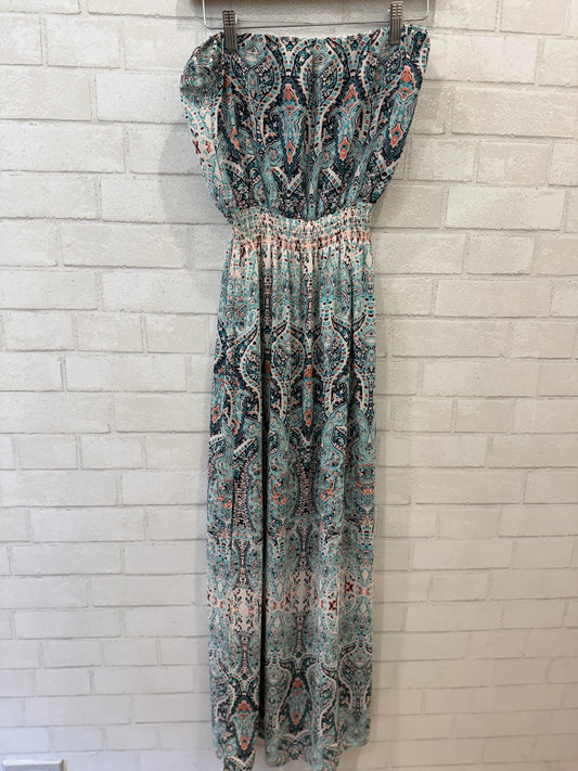 LAB DESIGN Smocked Strapless Maxi Dress / M