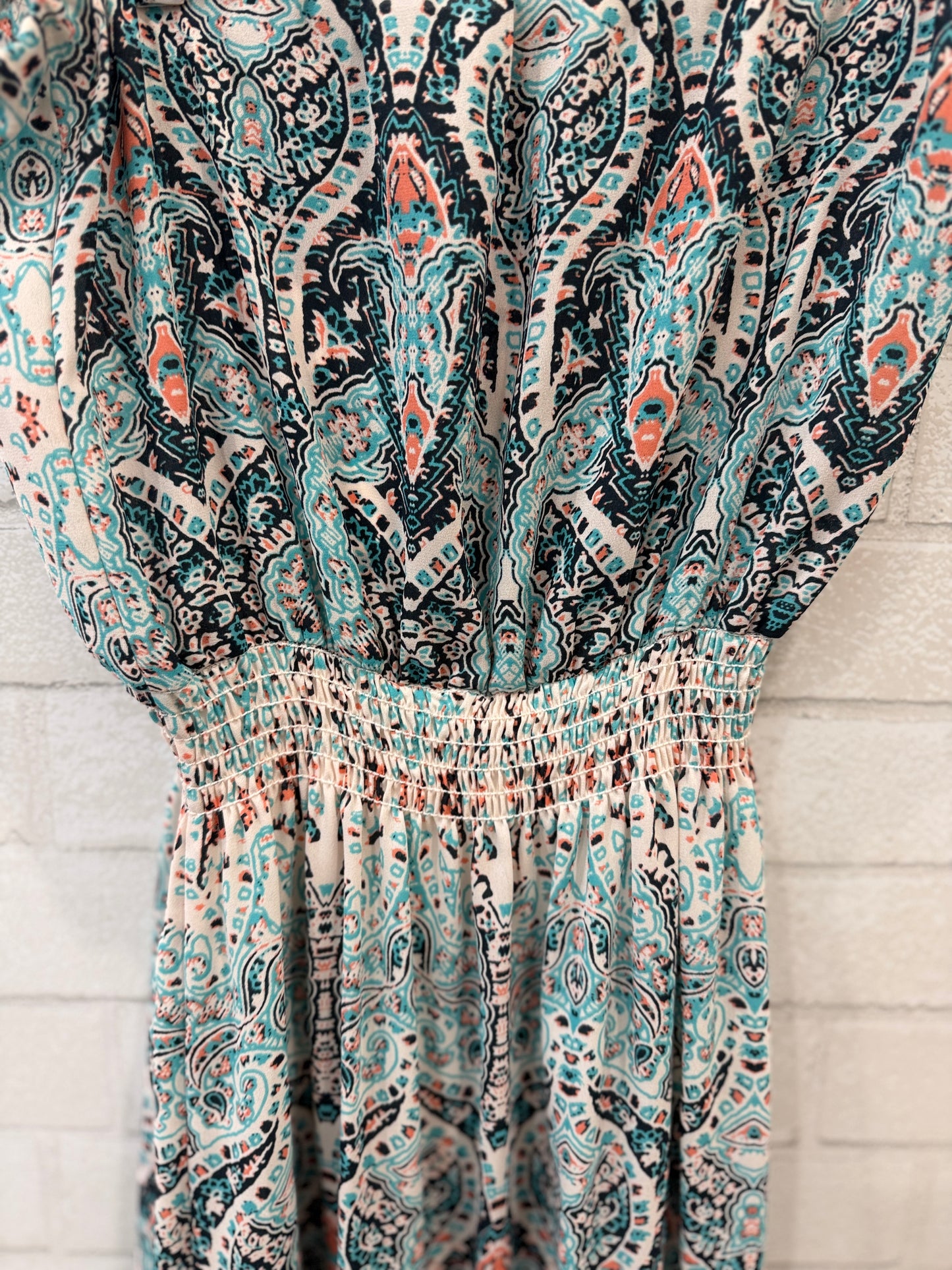 LAB DESIGN Smocked Strapless Maxi Dress / M
