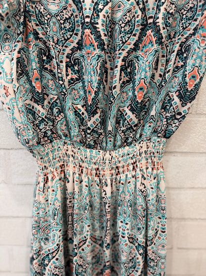 LAB DESIGN Smocked Strapless Maxi Dress / M