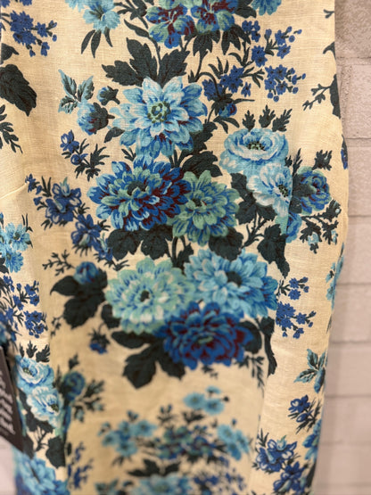 TUCKERNUCK NWT Sleeveless  Linen Flower Top / XS