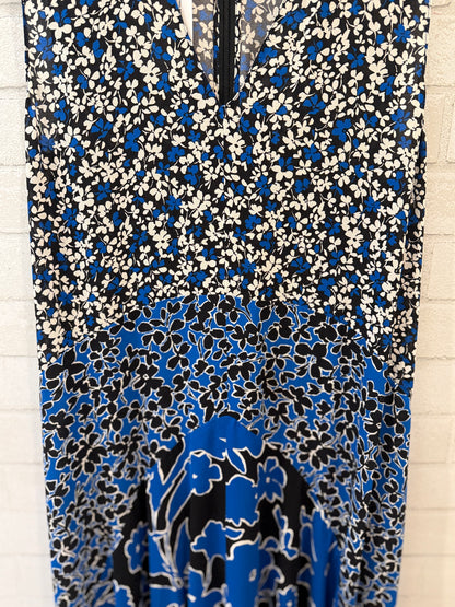 MICHAEL KORS COLLECTION Silk Sleeveless Midi Dress / M-US6
