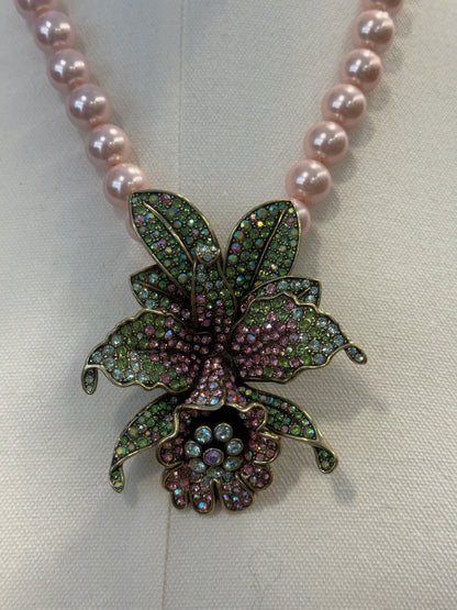 HEIDI DAUS NWT Necklace W Flower