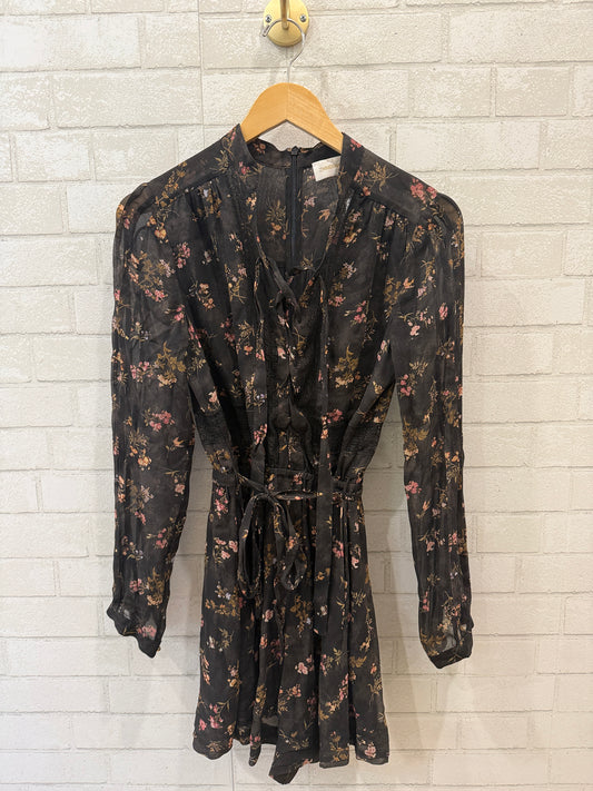 ZIMMERMANN LS Floral Lace Details Romper/XS-US2