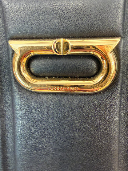 FERRAGAMO Cc Embosse Quilted Leather Crossbody Bag