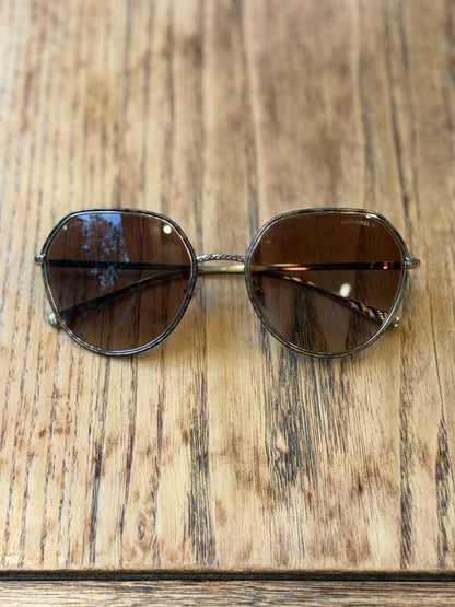 CHANEL Metallic Sunglasses