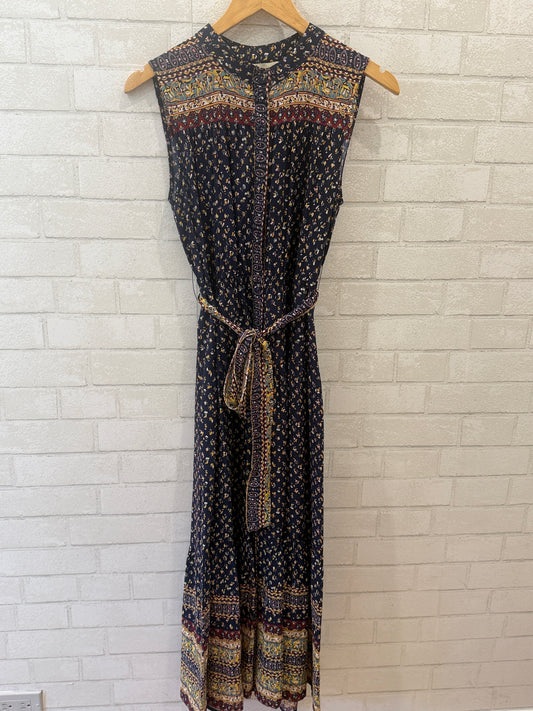 SEA NEW YORK Sleeveless Silk Printed Midi Dress / M-US6