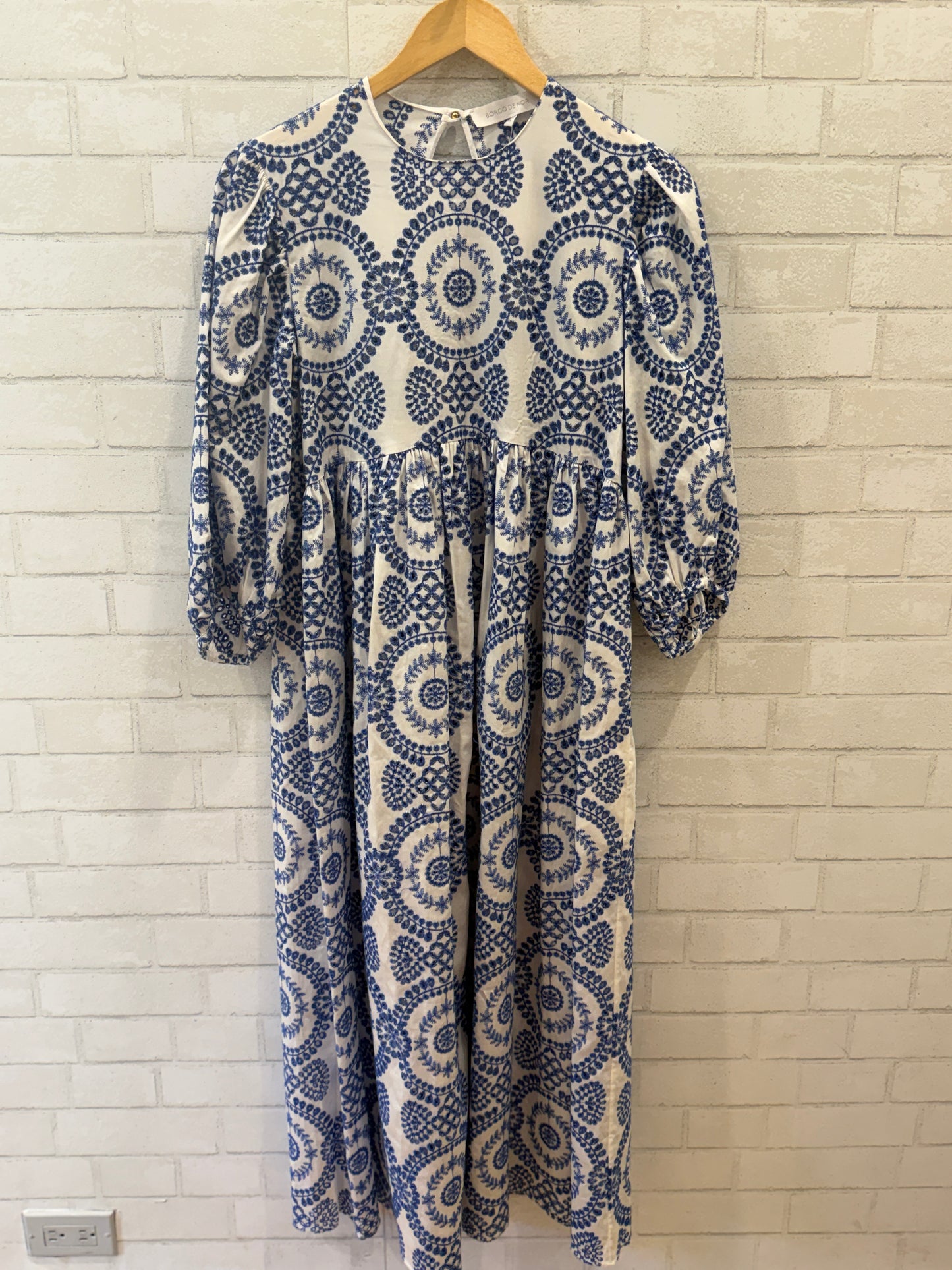 BORGO DE NOR LS Embroidered Maxi Dress / M-US6