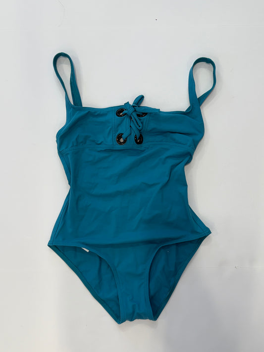 ERES Solid Eyelet One Piece Swimsuit / M-EU38