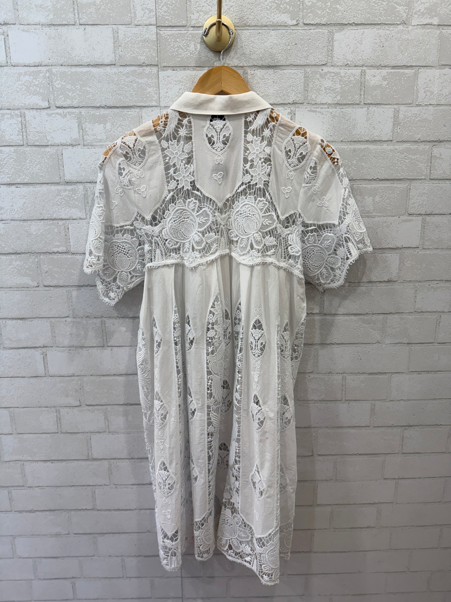 MIGUELINA SS Embroidered Mini Dress / S