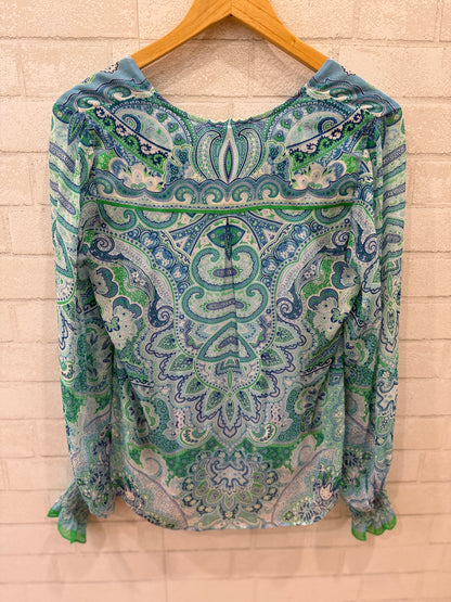 HALE BOB LS Cashmere Print Blouse / S
