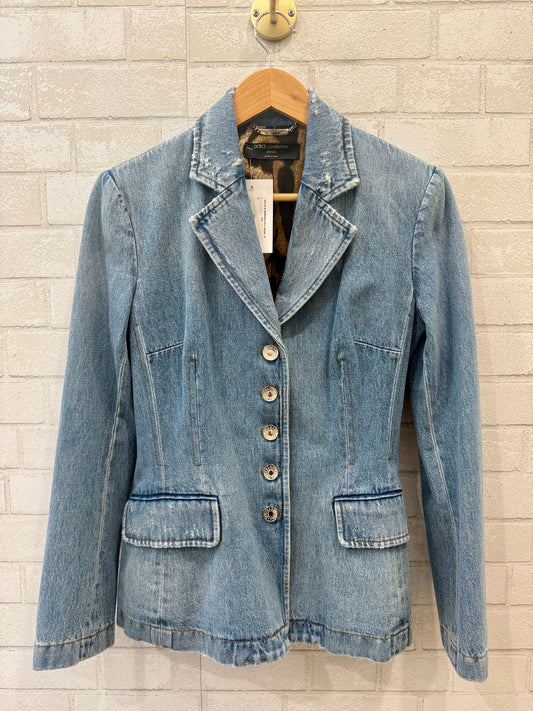 DOLCE & GABBANA Denim Blazer / S-IT40