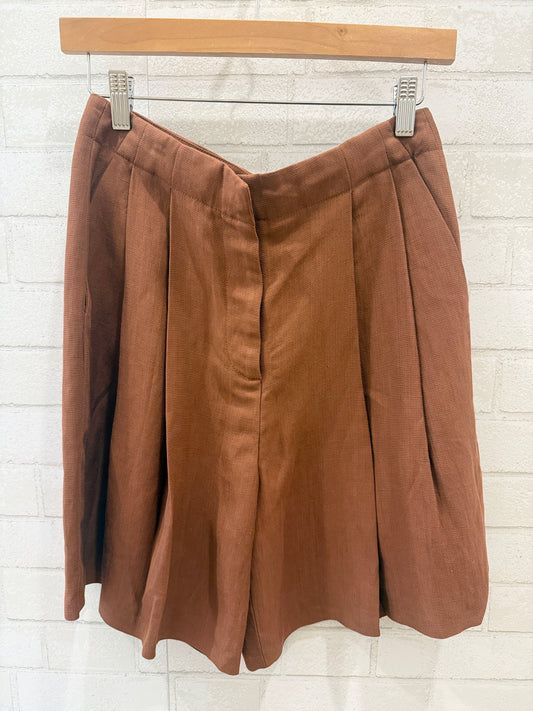 H & M STUDIO CAPSULE NWT Linen Pleated Short/S-US4