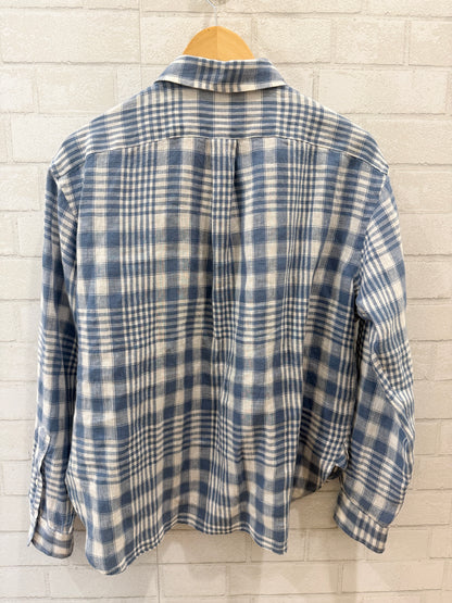 POLO RALPH LAUREN LS Checkered Linen Shirt / S