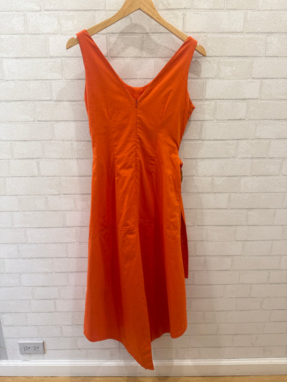 WYMANN Sleeveless Belted Midi Dress / M-2