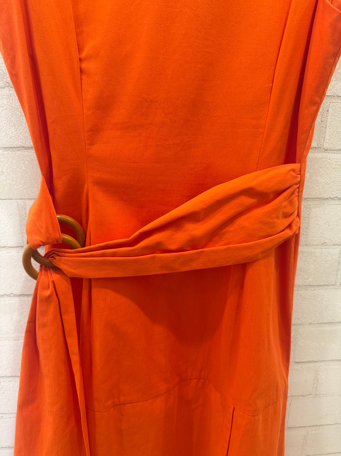 WYMANN Sleeveless Belted Midi Dress / M-2