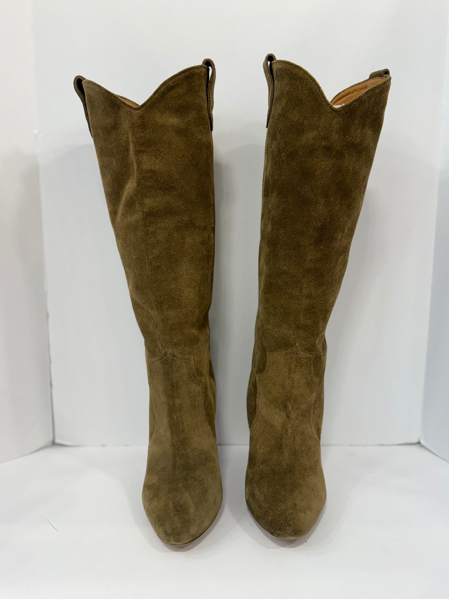 ISABEL MARANT ETOILE Suede Knee Boots / US10-EU41