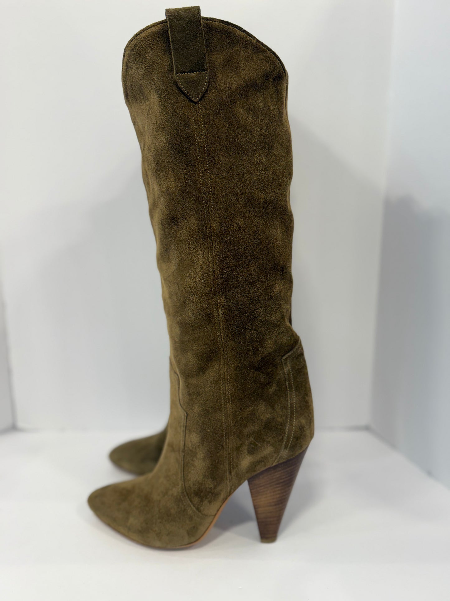 ISABEL MARANT ETOILE Suede Knee Boots / US10-EU41