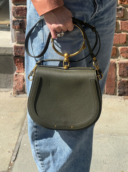 CHLOE Leather Nile Bracelet Bag